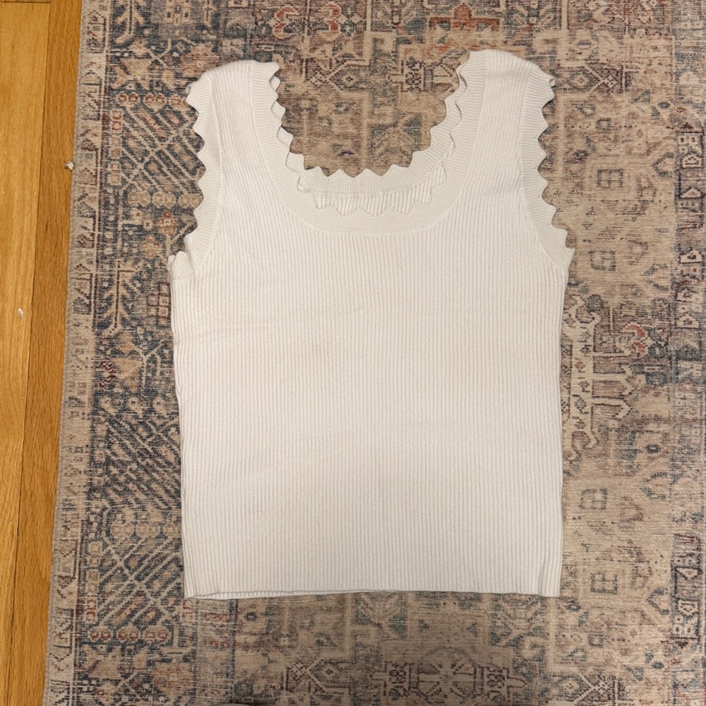 VINTAGE‎ Square Neck Sweater Tank - Picture 6 of 6